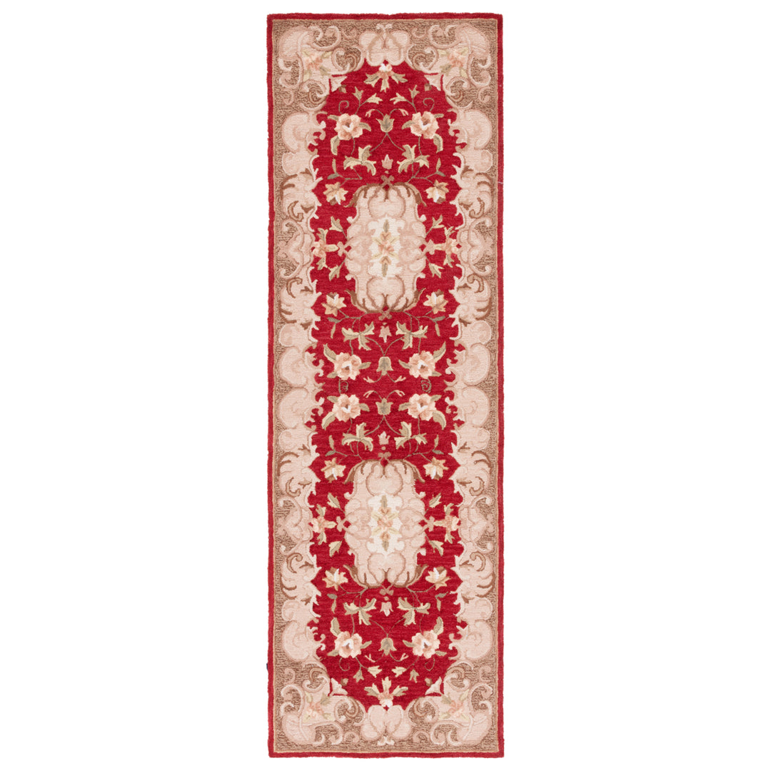 SAFAVIEH Easy Care EZC434A Rust / Sage Rug Image 5