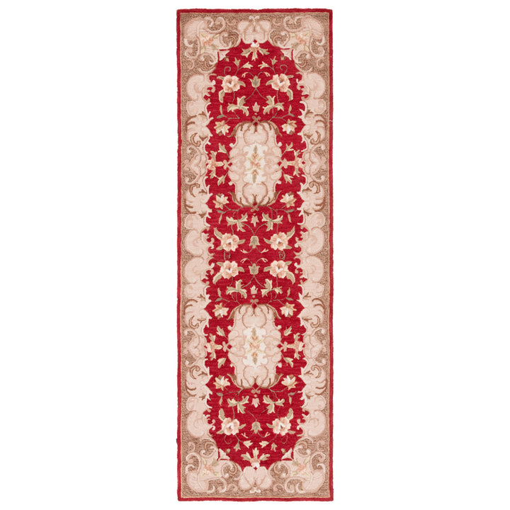 SAFAVIEH Easy Care EZC434A Rust / Sage Rug Image 5