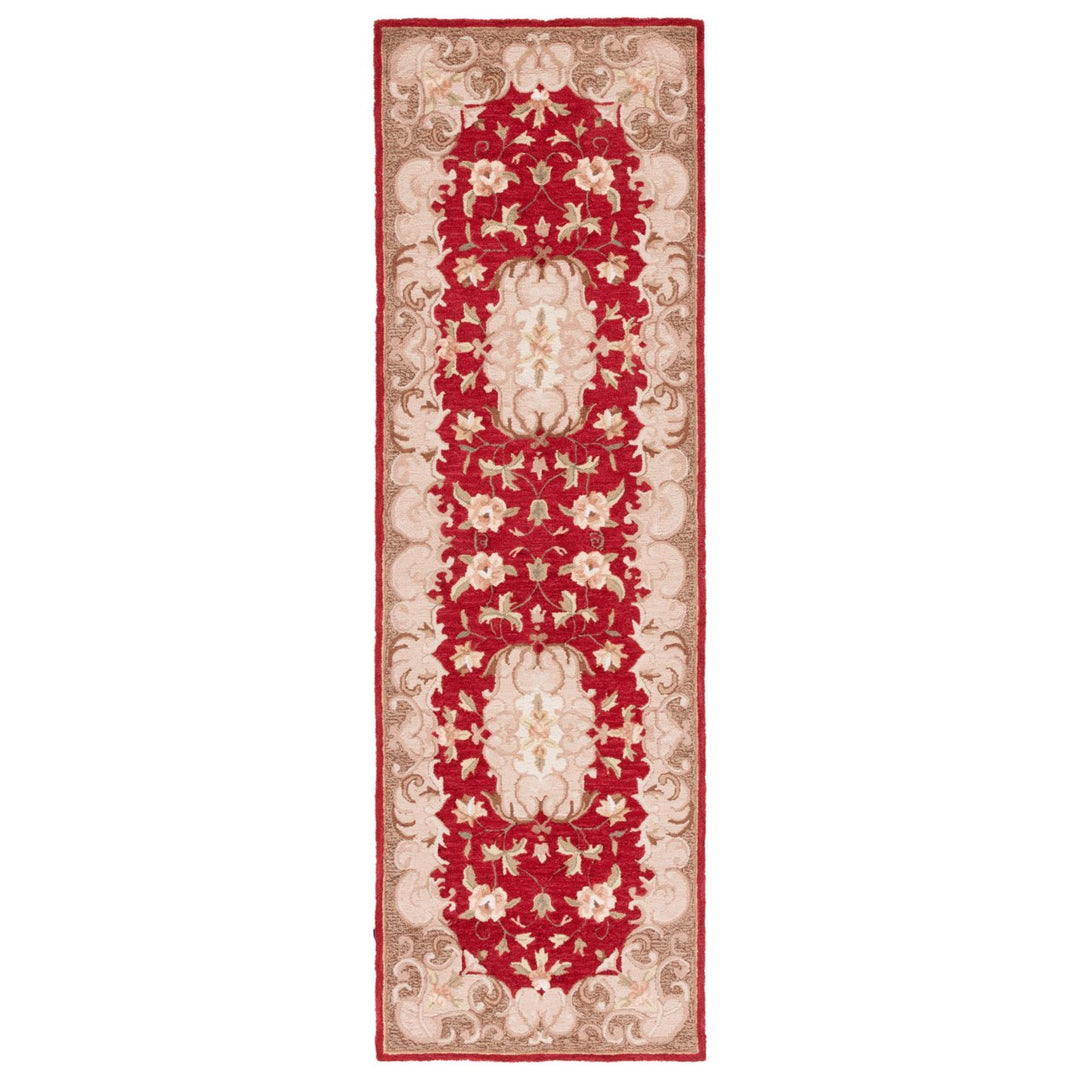 SAFAVIEH Easy Care EZC434A Rust / Sage Rug Image 1