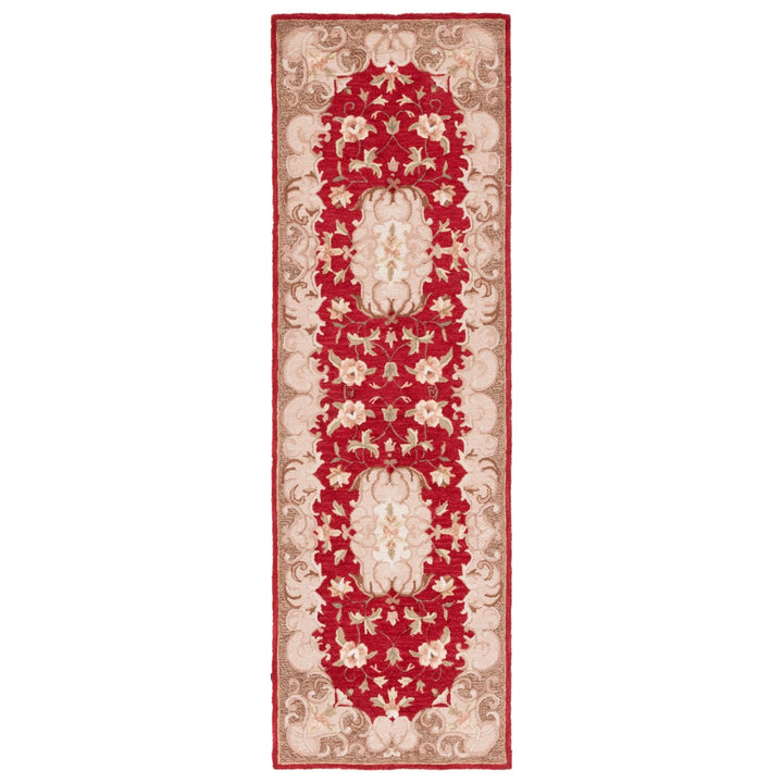 SAFAVIEH Easy Care EZC434A Rust / Sage Rug Image 1