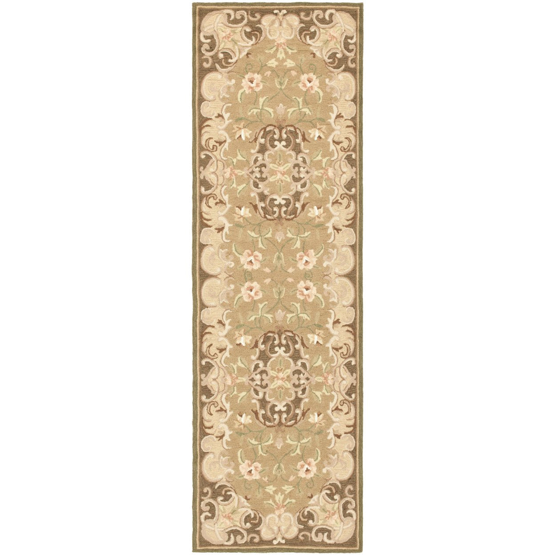 SAFAVIEH Easy Care EZC434C Beige / Brown Rug Image 5