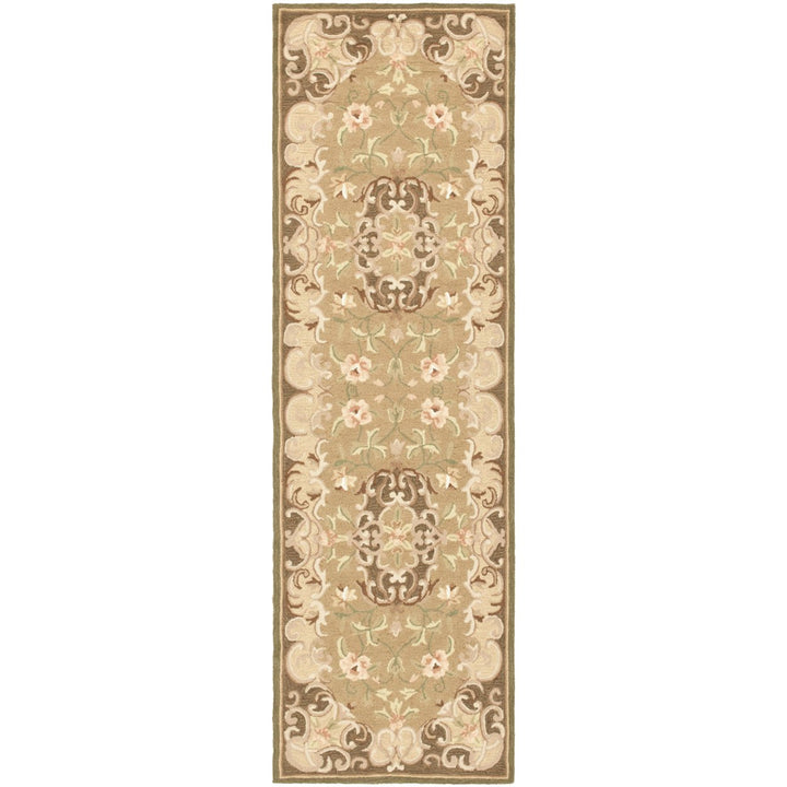 SAFAVIEH Easy Care EZC434C Beige / Brown Rug Image 5