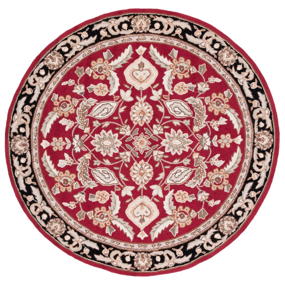 SAFAVIEH Easy Care EZC454A Hand-hooked Red Rug Image 1