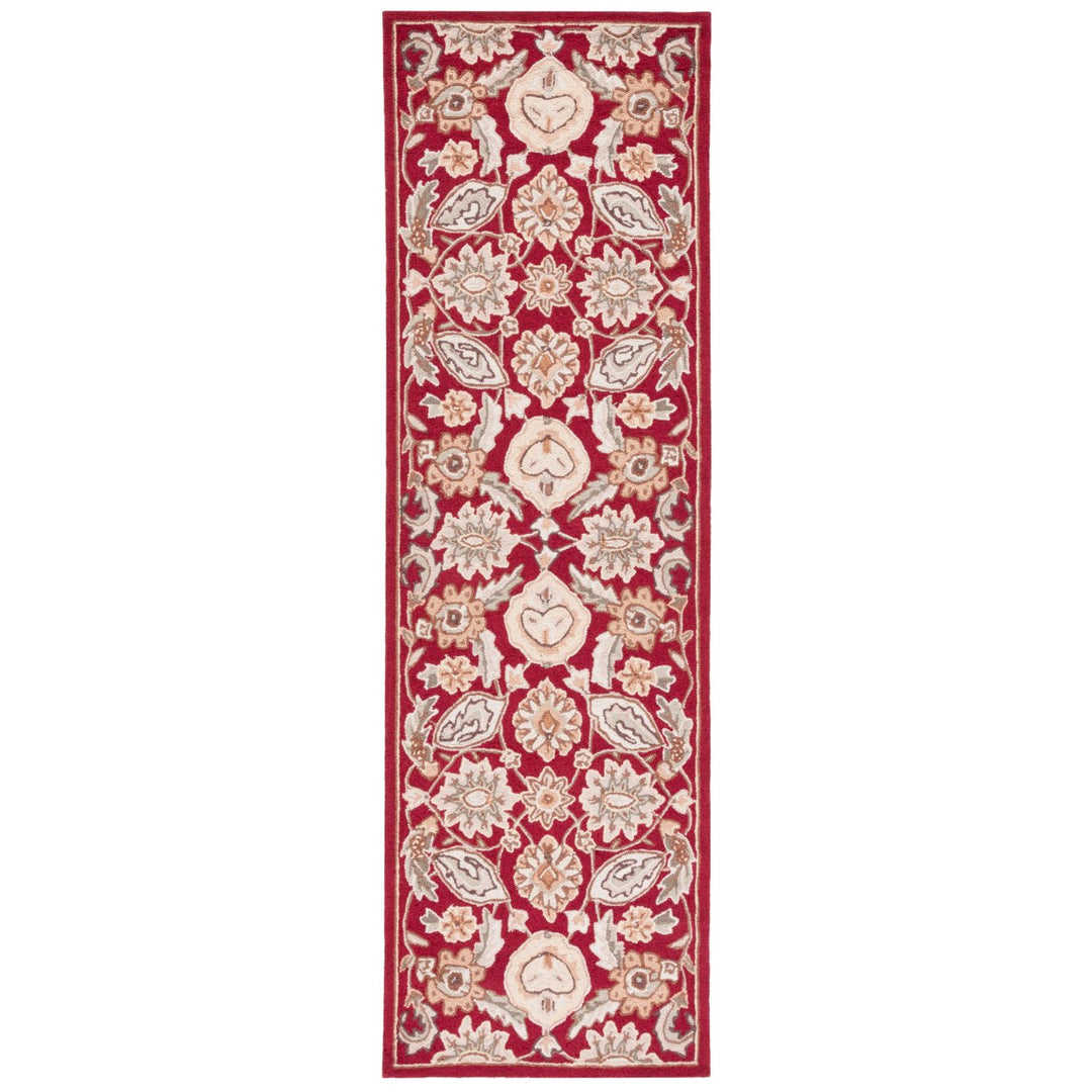 SAFAVIEH Easy Care EZC454A Hand-hooked Red Rug Image 5