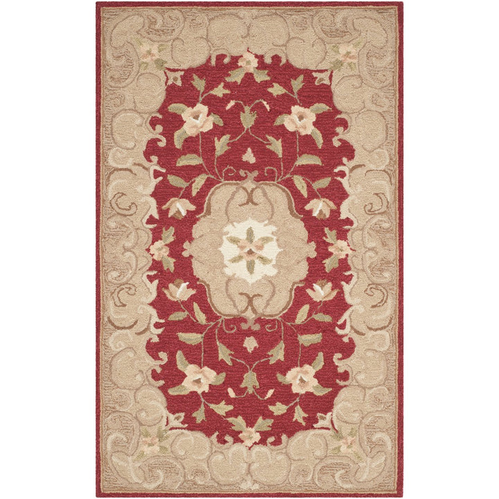 SAFAVIEH Easy Care EZC434A Rust / Sage Rug Image 10