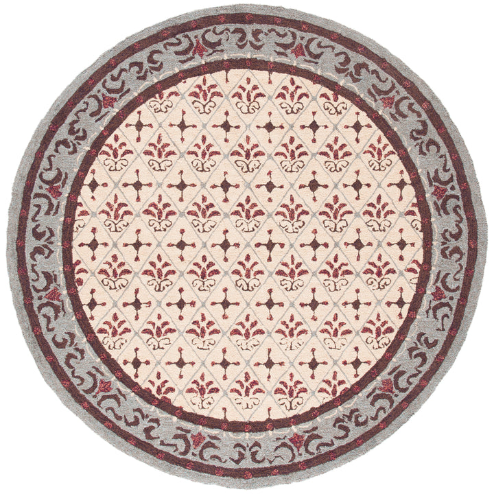 SAFAVIEH Easy Care EZC479B Beige / Red Rug Image 4