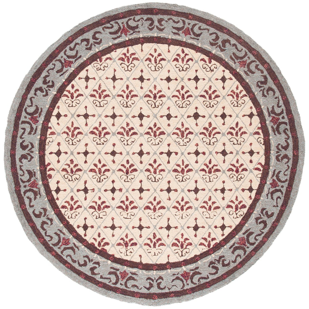 SAFAVIEH Easy Care EZC479B Beige / Red Rug Image 1