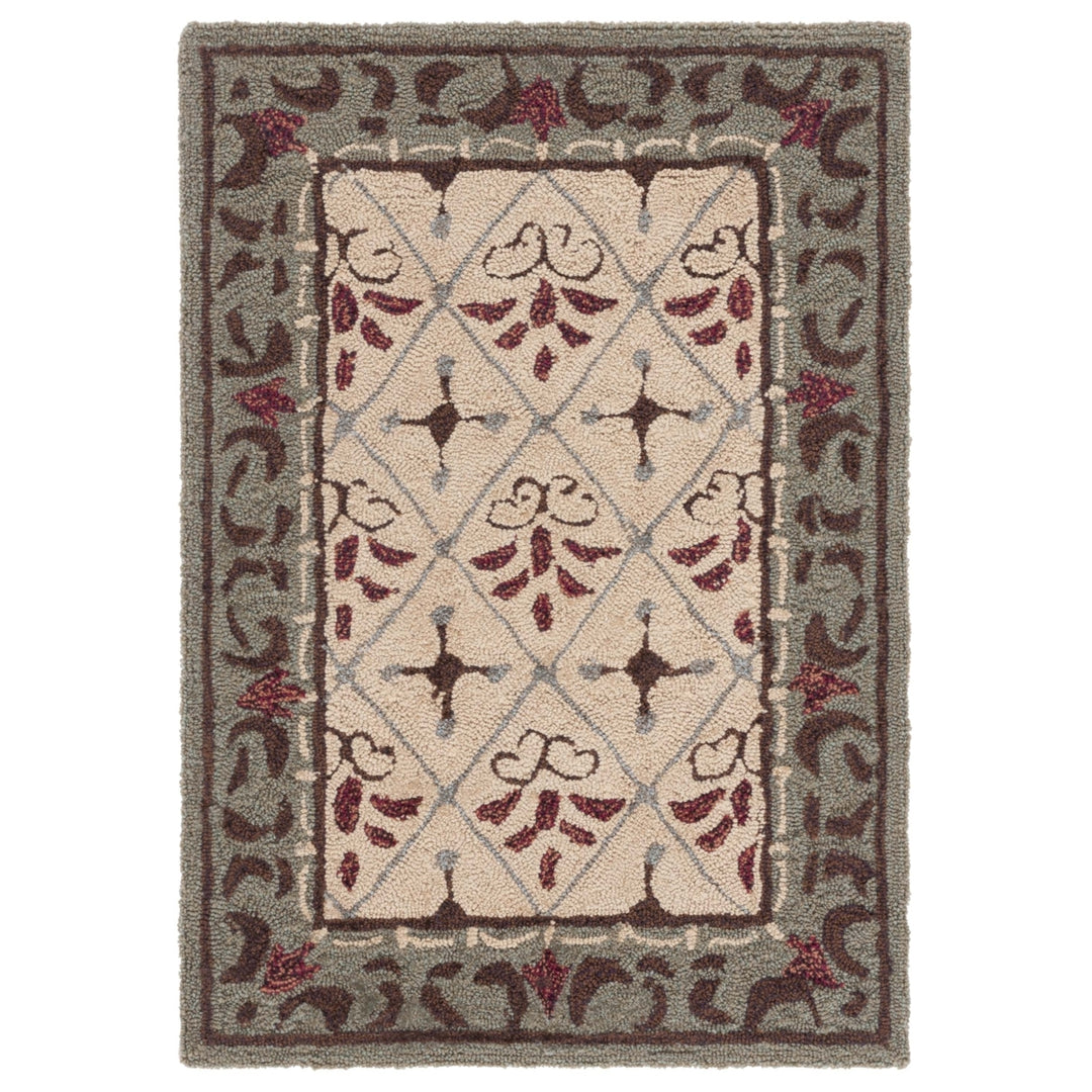 SAFAVIEH Easy Care EZC479B Beige / Red Rug Image 9