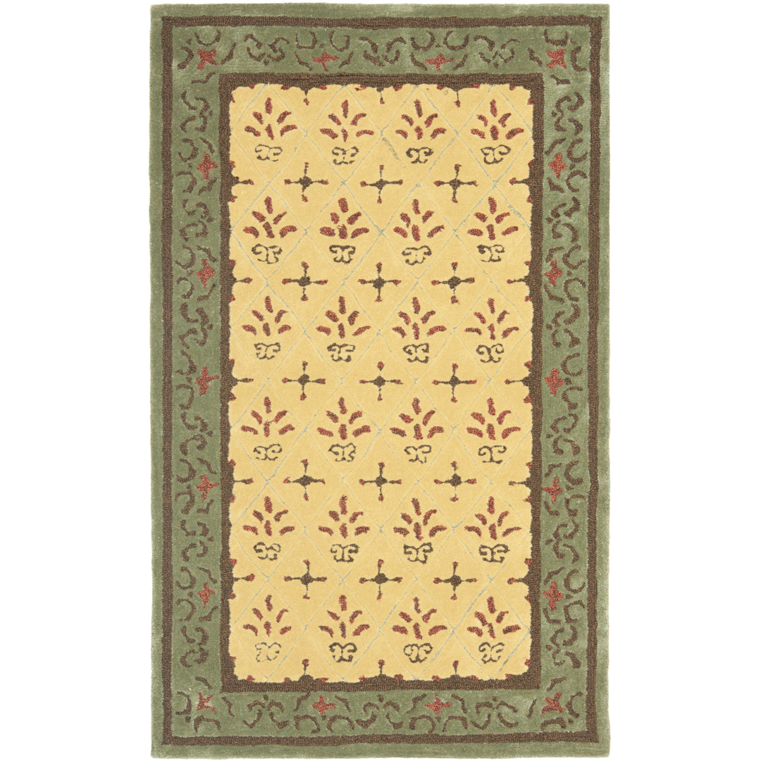 SAFAVIEH Easy Care EZC479B Beige / Red Rug Image 10