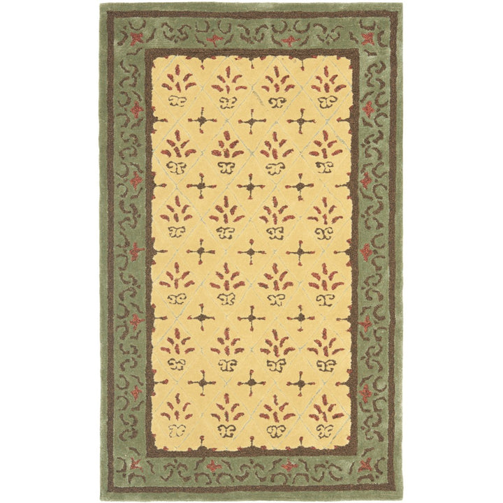 SAFAVIEH Easy Care EZC479B Beige / Red Rug Image 1