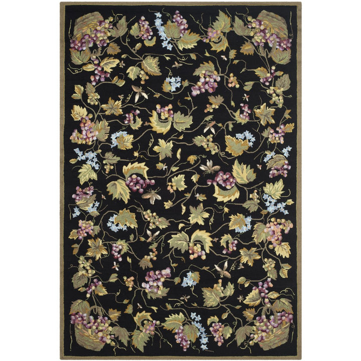 SAFAVIEH Easy Care EZC731A Black / Multi Rug Image 1