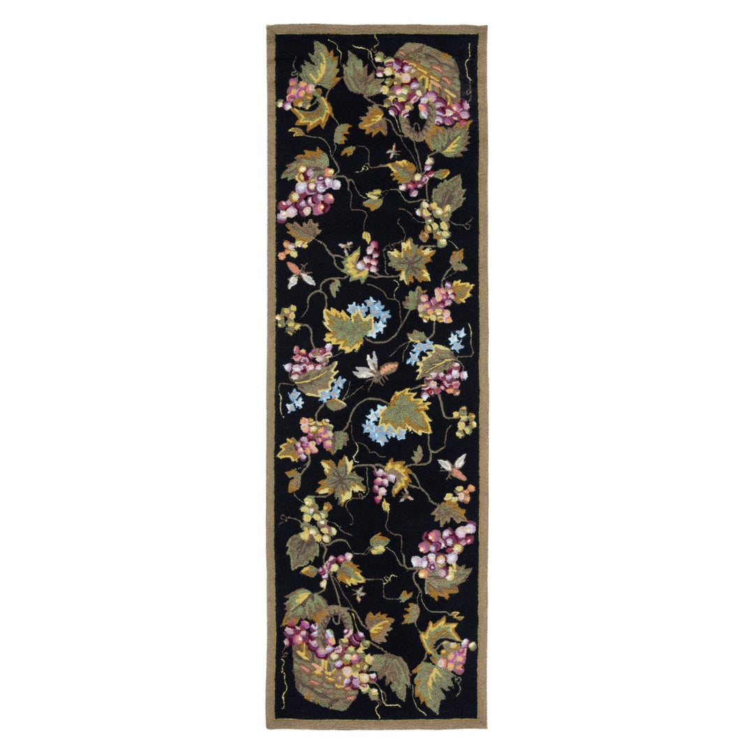 SAFAVIEH Easy Care EZC731A Black / Multi Rug Image 5