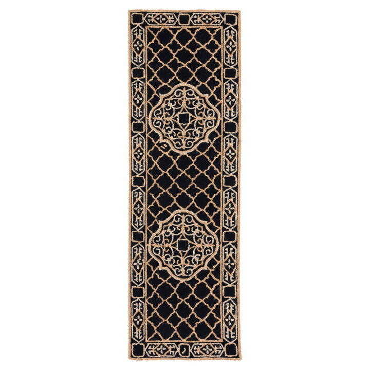 SAFAVIEH Easy Care EZC729D Black / Gold Rug Image 5