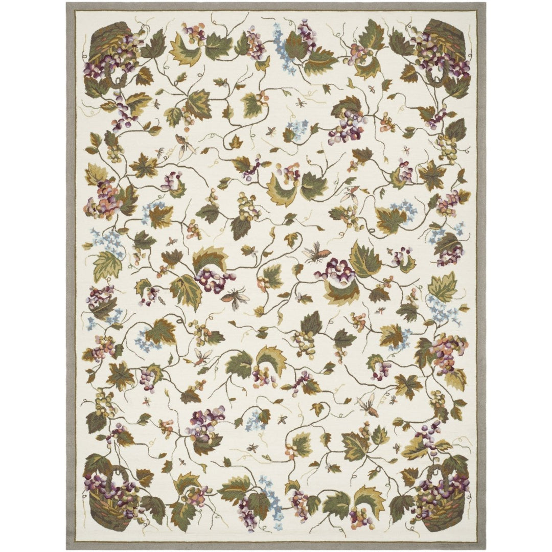 SAFAVIEH Easy Care EZC731B White / Multi Rug Image 1