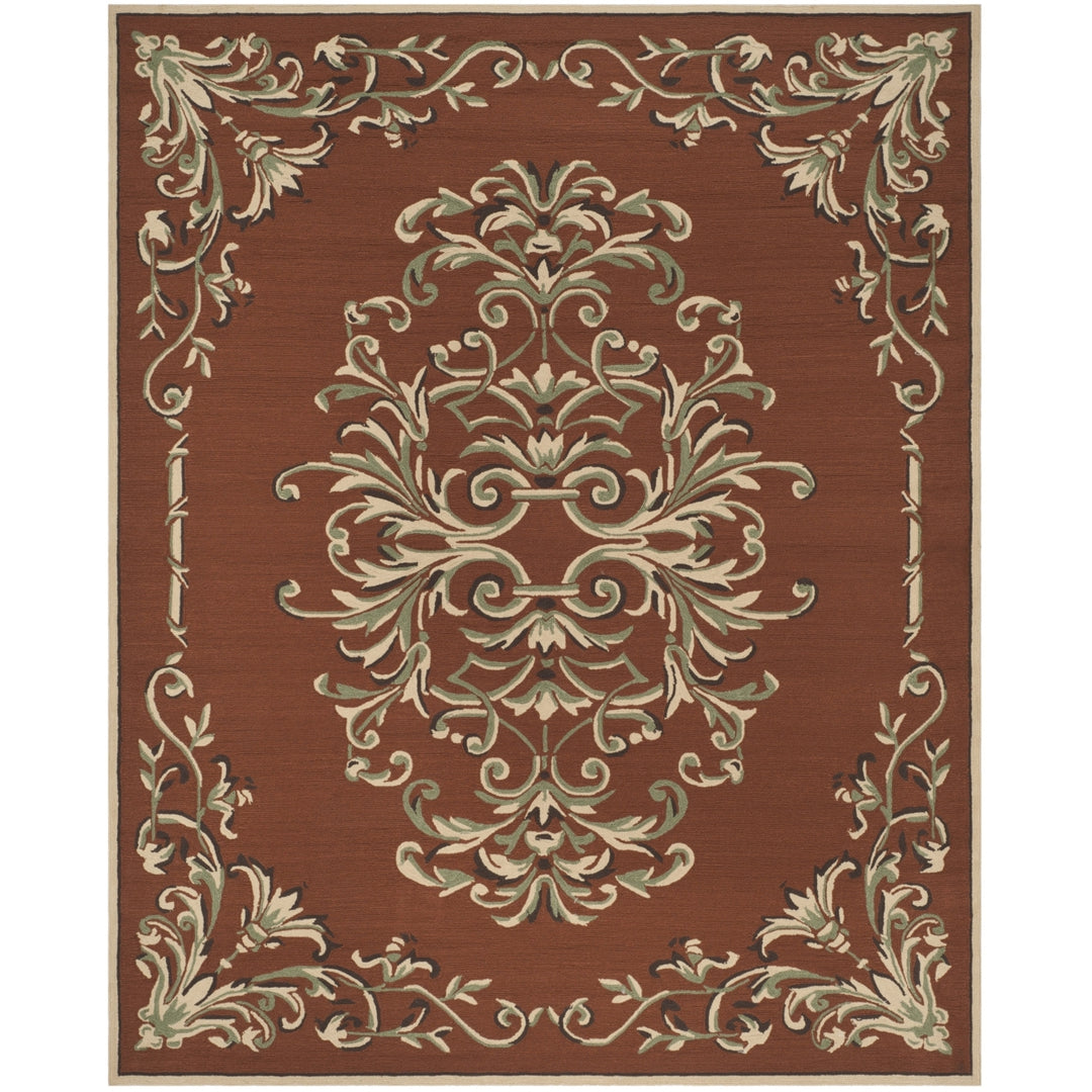 SAFAVIEH Easy Care EZC735B Rust / Multi Rug Image 1