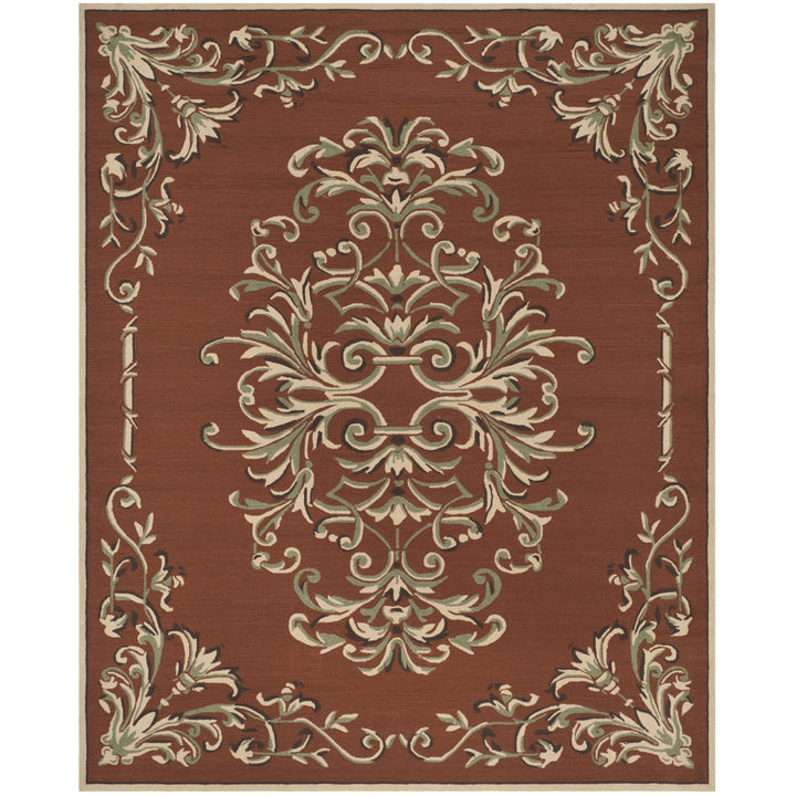 SAFAVIEH Easy Care EZC735B Rust / Multi Rug Image 1