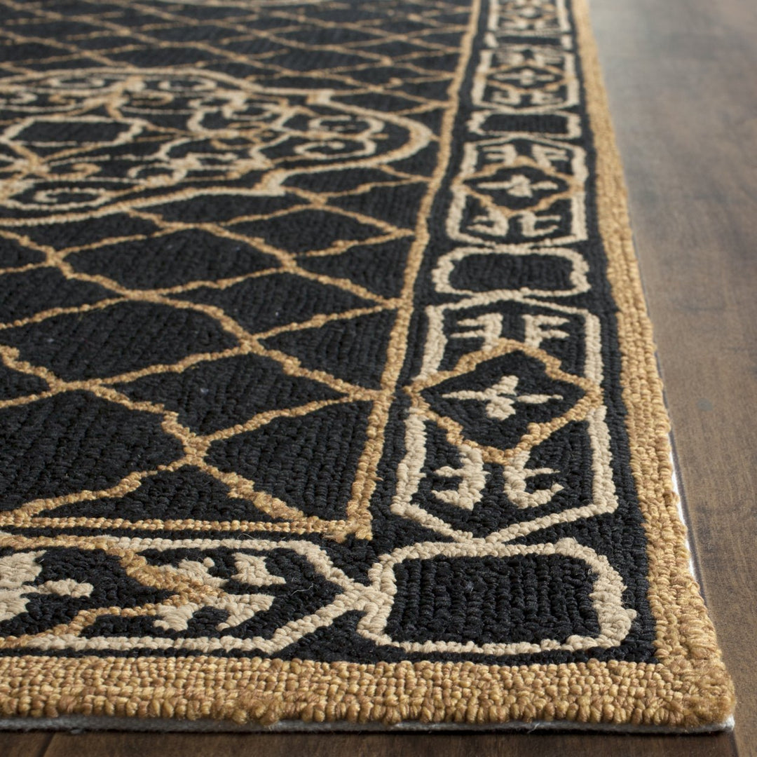 SAFAVIEH Easy Care EZC729D Black / Gold Rug Image 6