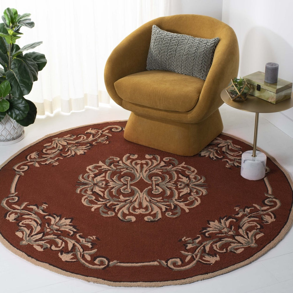 SAFAVIEH Easy Care EZC735B Rust / Multi Rug Image 2