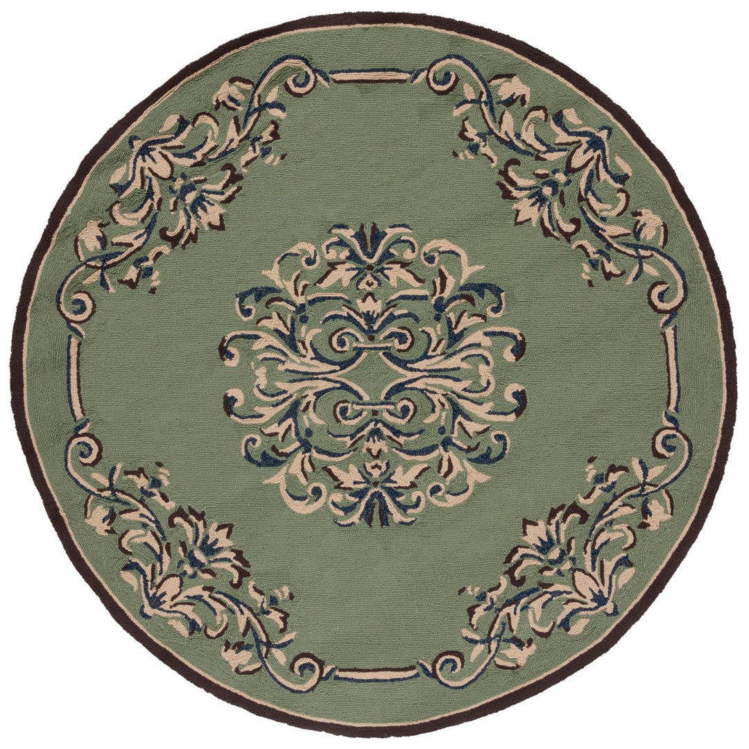 SAFAVIEH Easy Care EZC735C Sage / Multi Rug Image 4