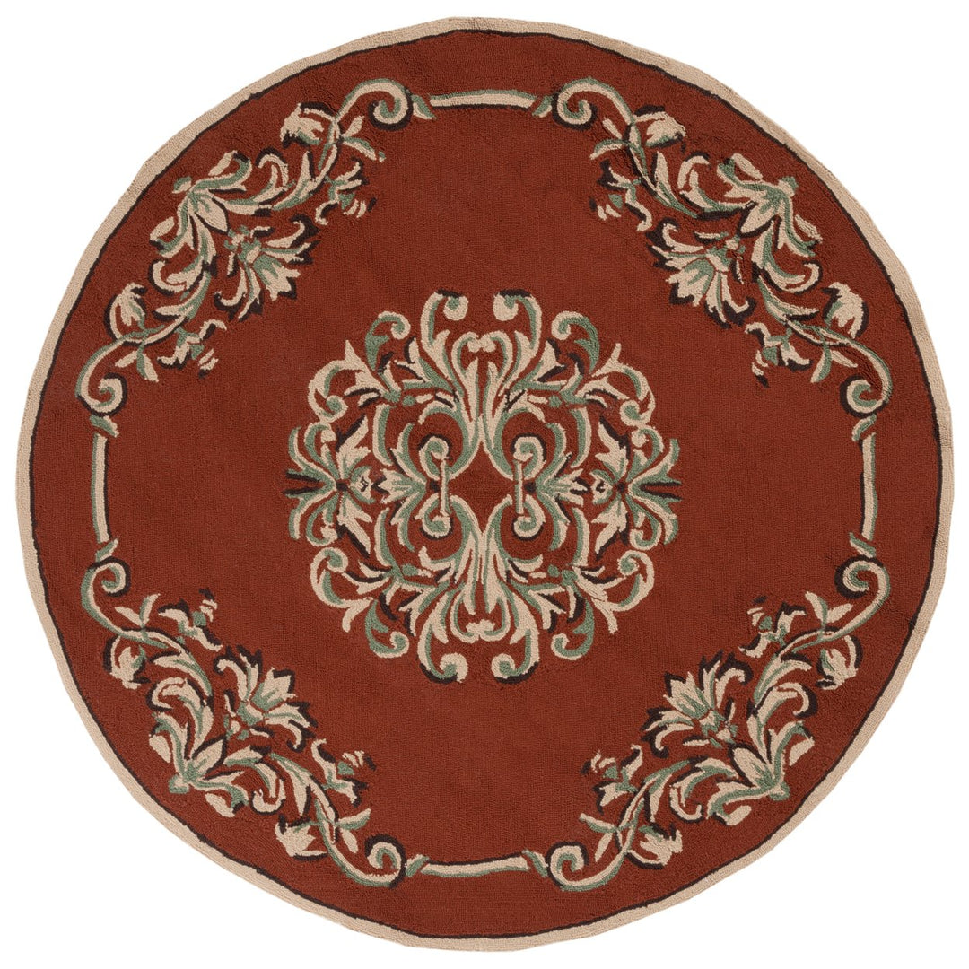 SAFAVIEH Easy Care EZC735B Rust / Multi Rug Image 4