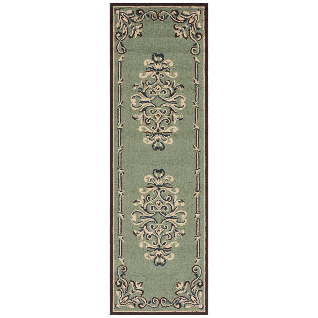 SAFAVIEH Easy Care EZC735C Sage / Multi Rug Image 5