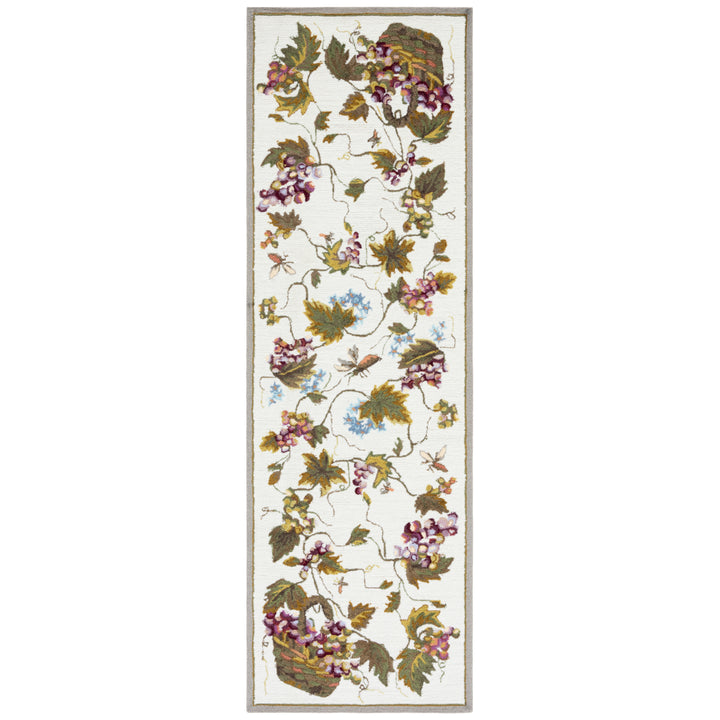 SAFAVIEH Easy Care EZC731B White / Multi Rug Image 5