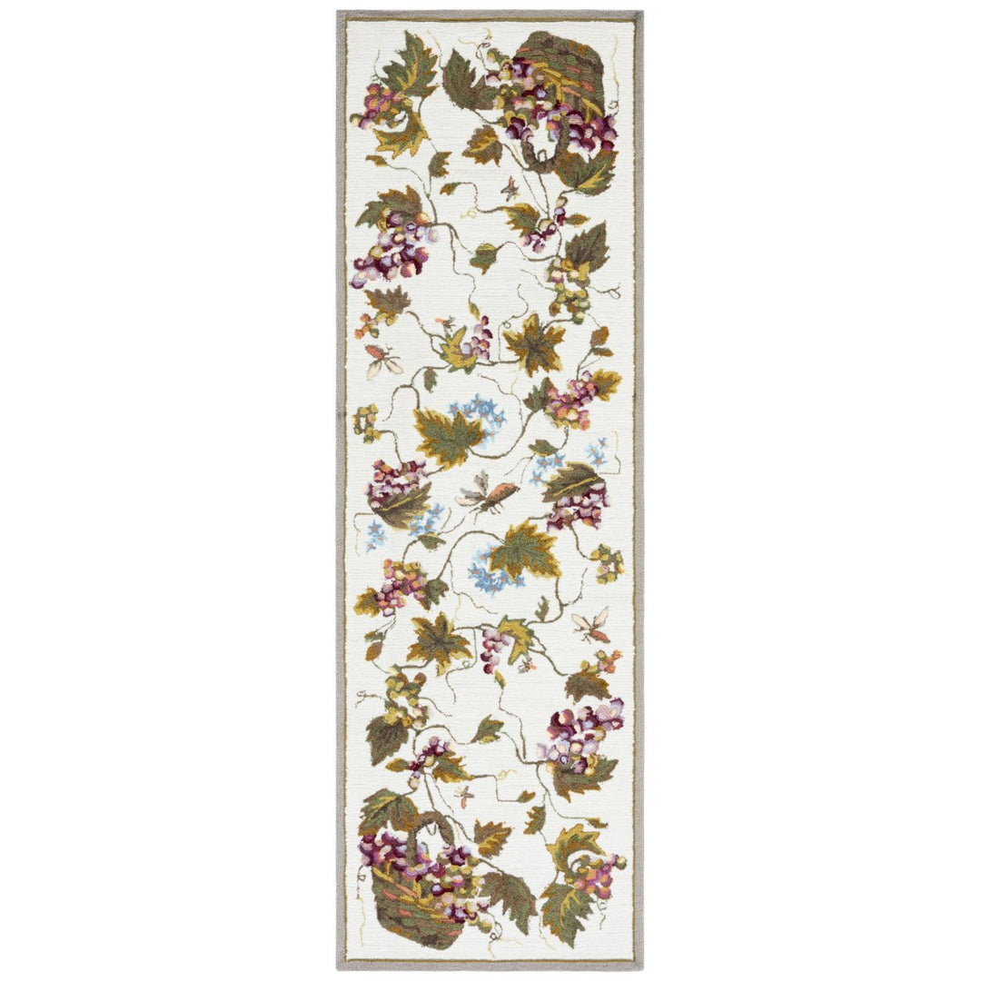 SAFAVIEH Easy Care EZC731B White / Multi Rug Image 1