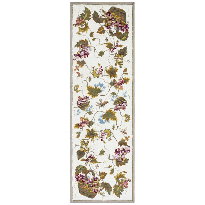 SAFAVIEH Easy Care EZC731B White / Multi Rug Image 1