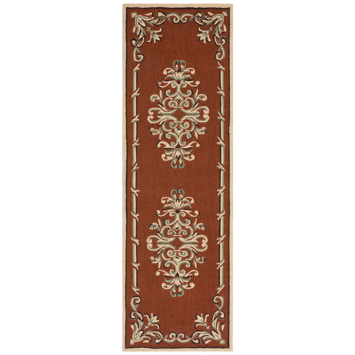 SAFAVIEH Easy Care EZC735B Rust / Multi Rug Image 5