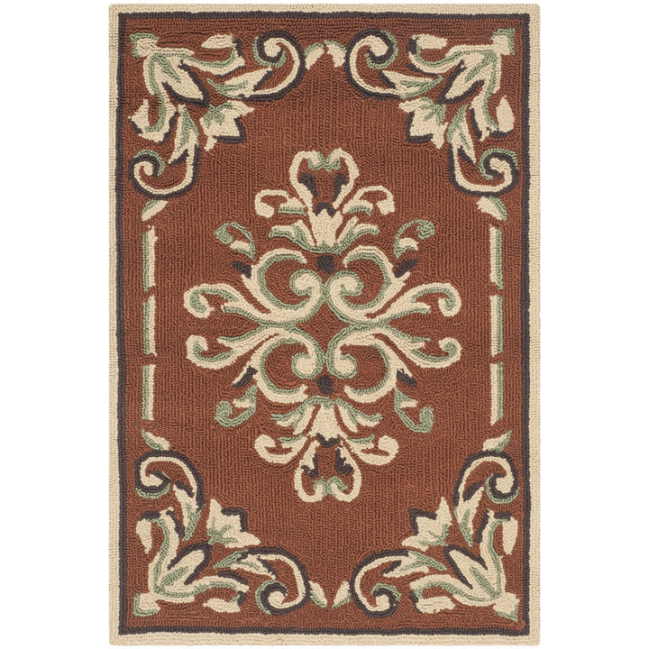 SAFAVIEH Easy Care EZC735B Rust / Multi Rug Image 7