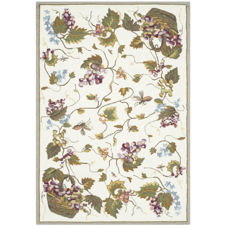 SAFAVIEH Easy Care EZC731B White / Multi Rug Image 8