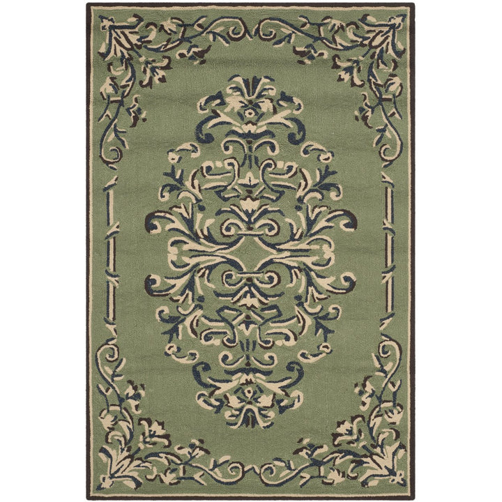 SAFAVIEH Easy Care EZC735C Sage / Multi Rug Image 8