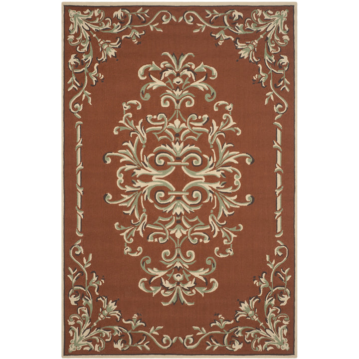 SAFAVIEH Easy Care EZC735B Rust / Multi Rug Image 9