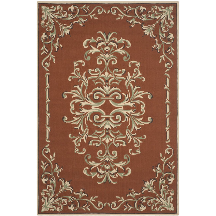 SAFAVIEH Easy Care EZC735B Rust / Multi Rug Image 1