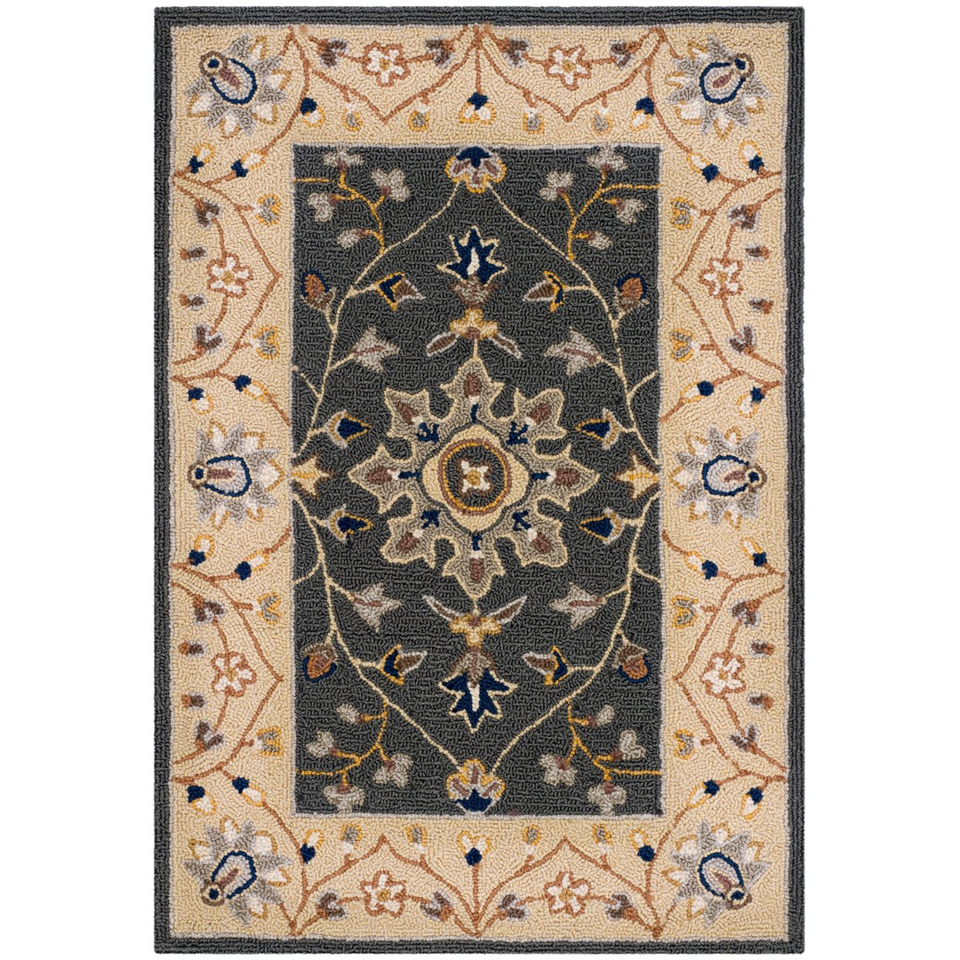 SAFAVIEH Easy Care EZC751H Grey / Cream Rug Image 7