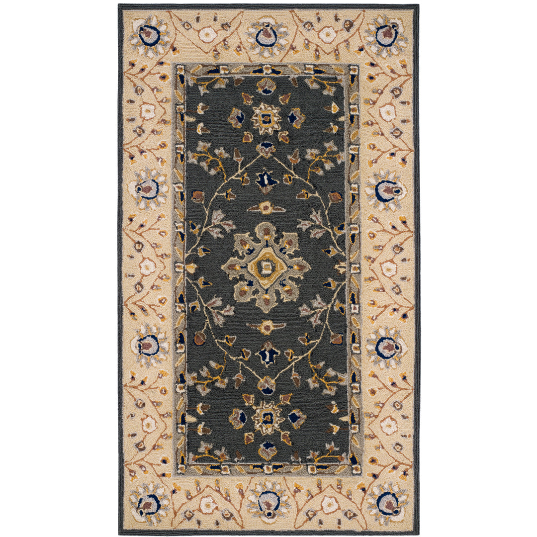 SAFAVIEH Easy Care EZC751H Grey / Cream Rug Image 8