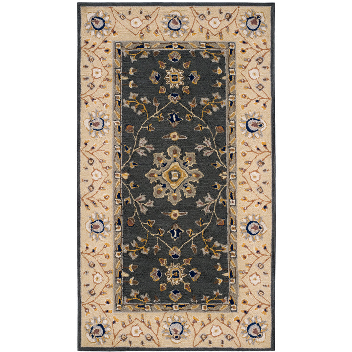 SAFAVIEH Easy Care EZC751H Grey / Cream Rug Image 8