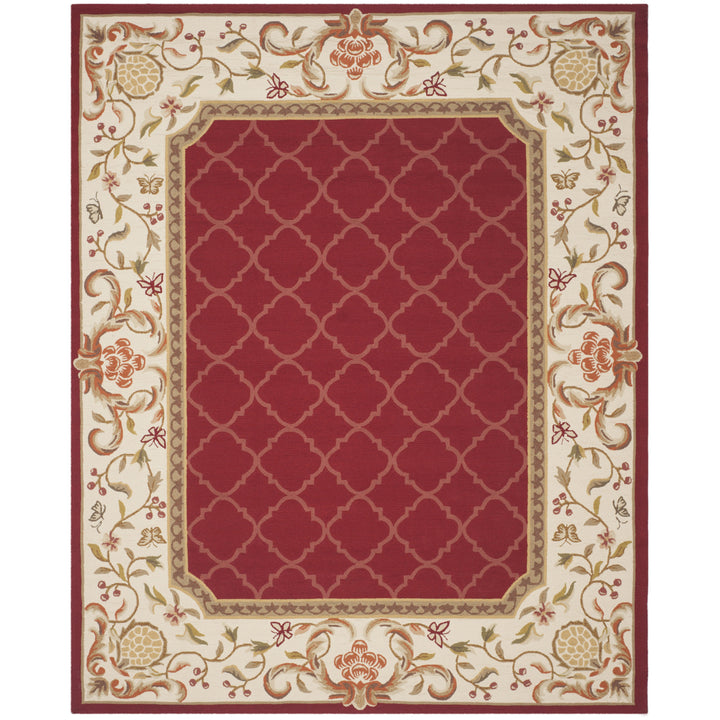 SAFAVIEH Easy Care EZC753C Burgundy / Ivory Rug Image 1