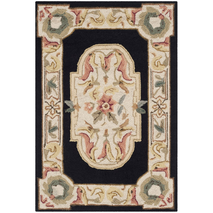 SAFAVIEH Easy Care EZC756A Navy / Ivory Rug Image 1