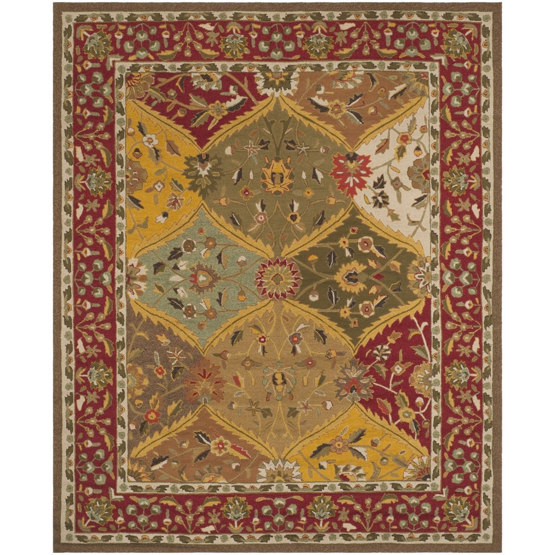 SAFAVIEH Easy Care EZC761A Multi / Red Rug Image 1