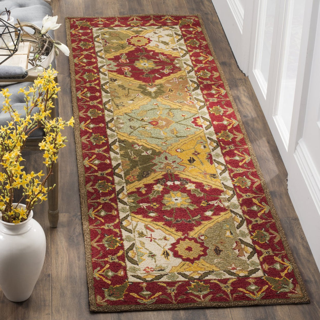 SAFAVIEH Easy Care EZC761A Multi / Red Rug Image 3