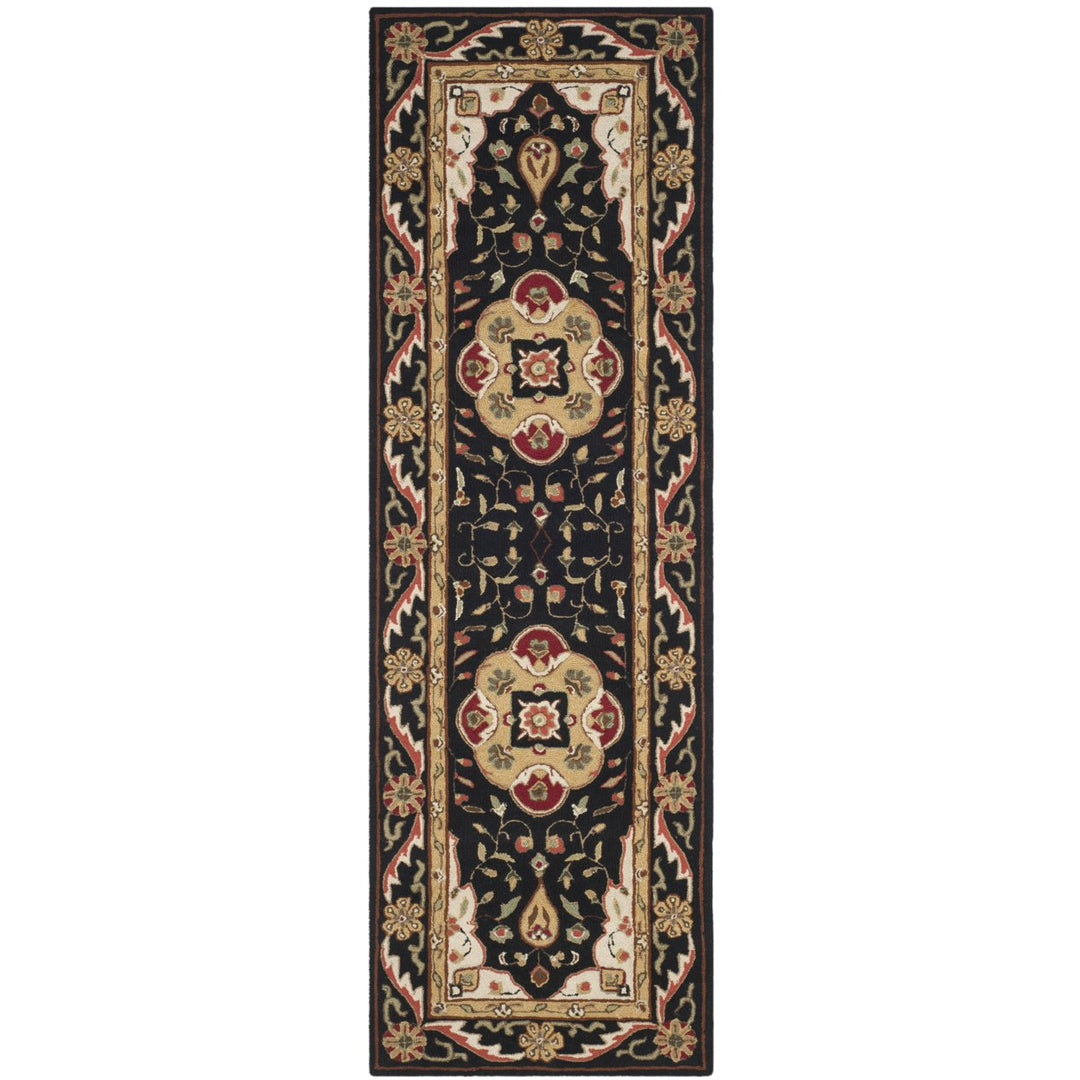 SAFAVIEH Easy Care EZC757E Black / Creme Rug Image 5