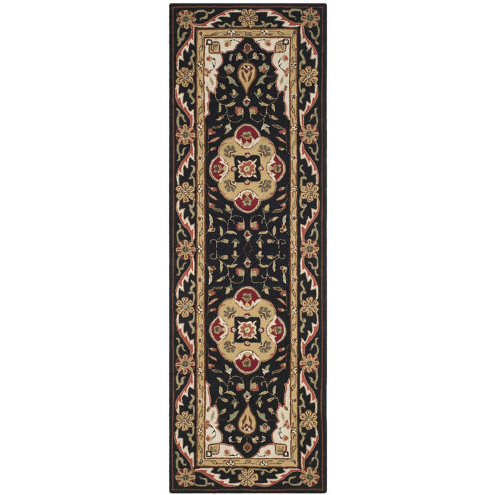 SAFAVIEH Easy Care EZC757E Black / Creme Rug Image 5