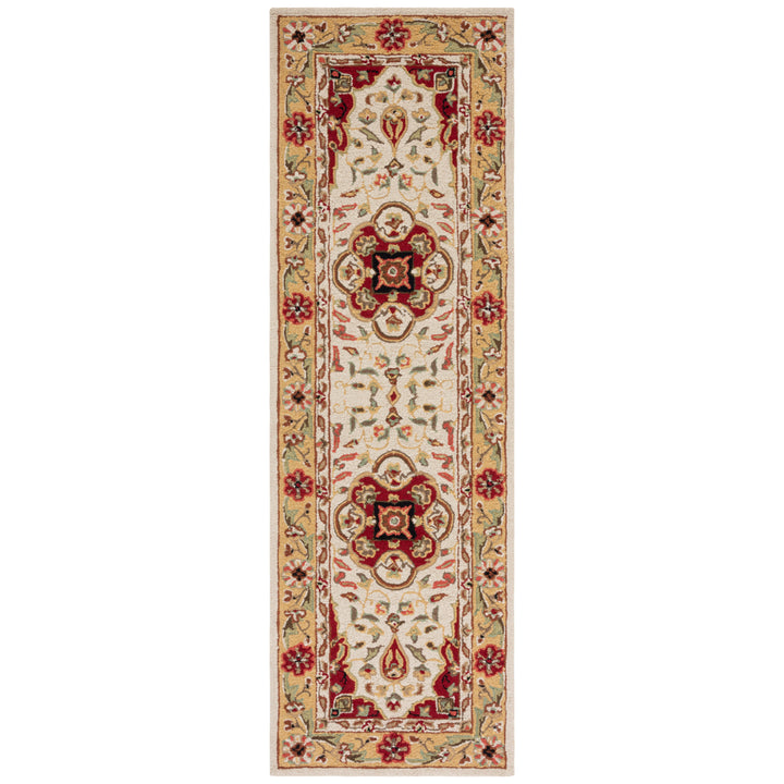 SAFAVIEH Easy Care EZC757F Creme / Red Rug Image 5