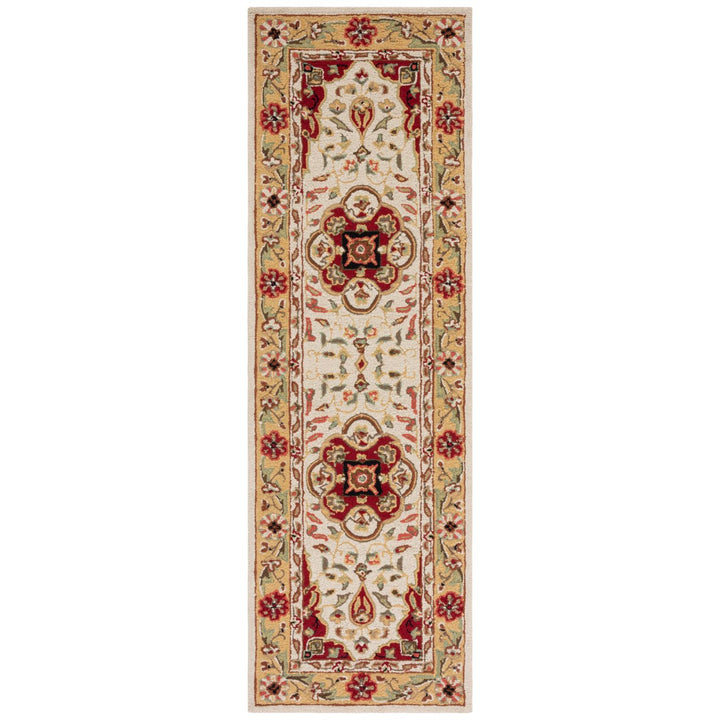 SAFAVIEH Easy Care EZC757F Creme / Red Rug Image 1