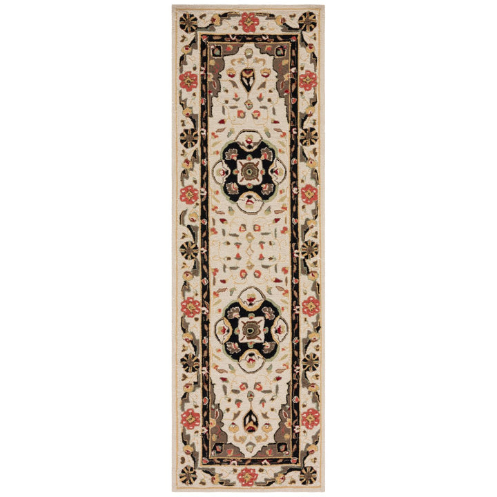 SAFAVIEH Easy Care EZC757G Cream / Olive Rug Image 1