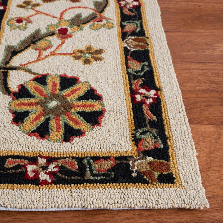 SAFAVIEH Easy Care EZC757G Cream / Olive Rug Image 6