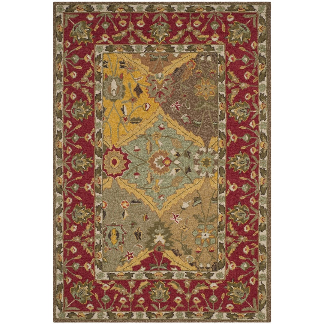 SAFAVIEH Easy Care EZC761A Multi / Red Rug Image 8