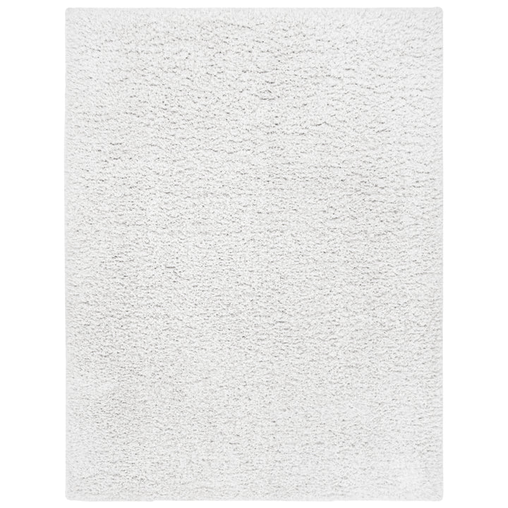 SAFAVIEH Flokati Collection FLK310B Ivory / Grey Rug Image 1