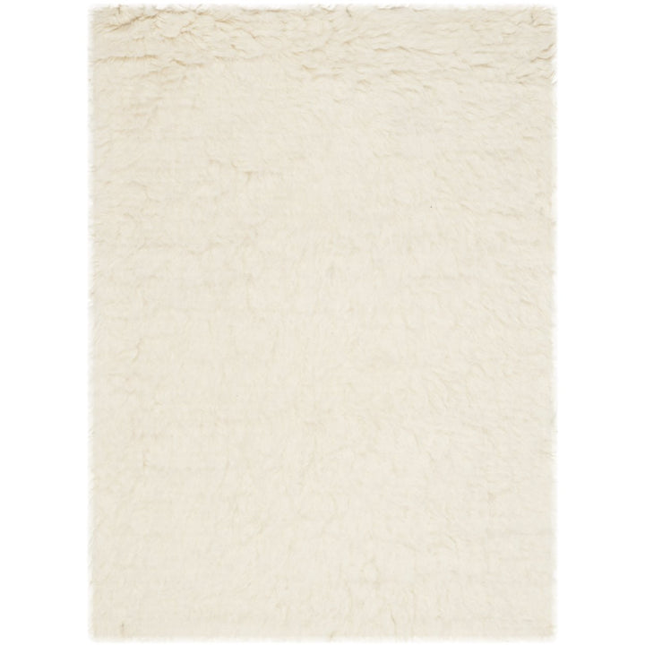 SAFAVIEH Flokati Collection FLK150A Handmade Ivory Rug Image 1